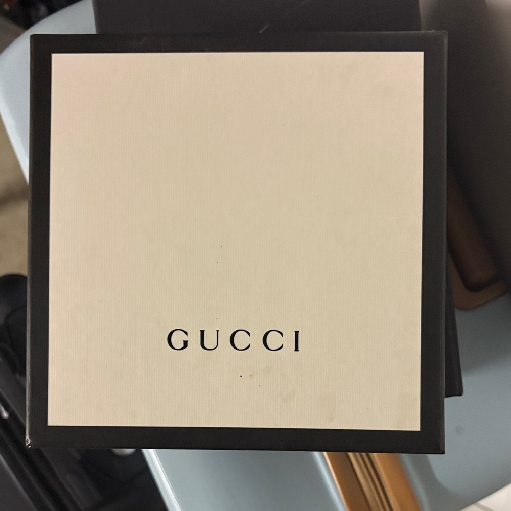Gucci Cream and Black Gift Box